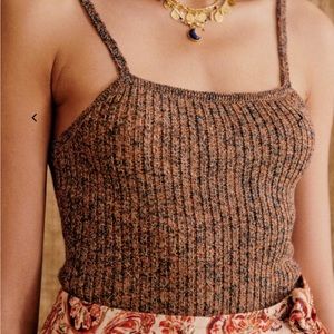 SEZANE  Magali multicolor knit top, size xxs